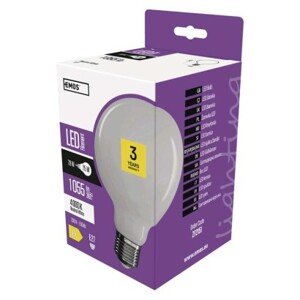 EMOS LED žiarovka Filament G95 7,8 W E27 neutrálna biela