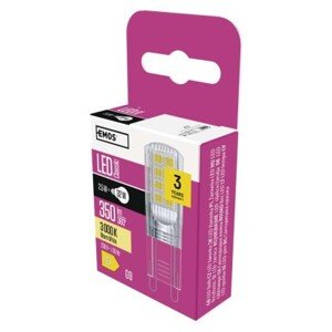 EMOS LED žiarovka Classic JC 2,5 W G9 teplá biela