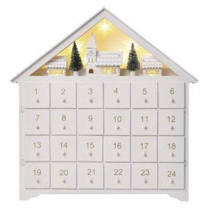 EMOS DCWW02 LED adventný kalendár drevený