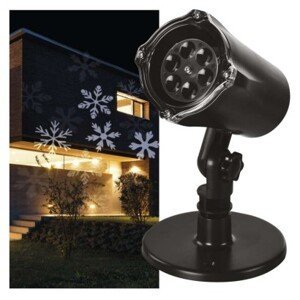 EMOS DCPC02 LED vianočný dekoratívny projektor – vločky