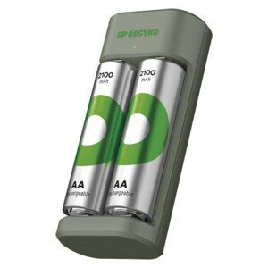 Nabíjačka batérií GP Eco E221 + 2× AA ReCyko 2100