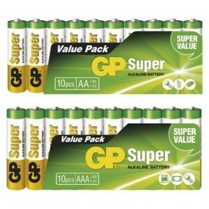 Batéria GP Super alkaline AA+AAA 20 ks
