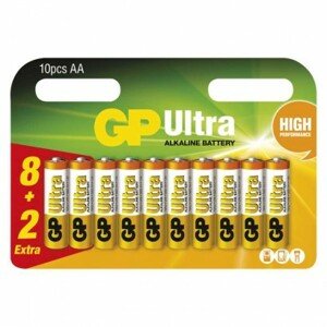 GP Ultra alkaline AA 8+2ks 1014200101