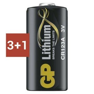 GP CR123A lithium 4ks 1022000113