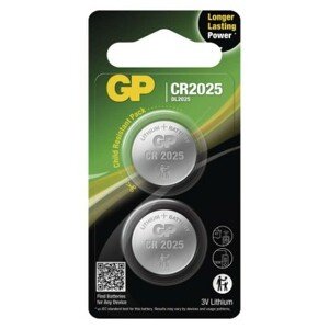 Batéria GP Batteries CR2025 2 ks