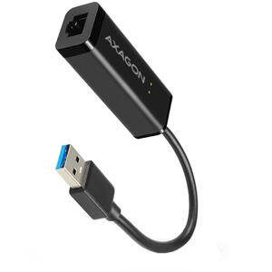 Axagon AXAGON ADE-SR, USB-A 3.2 Gen 1 - Gigabit Ethernet sieťová karta, auto inštal, čierna