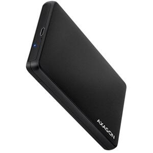 Axagon EE25-SLC, USB-C 3.2 Gen 1 - SATA 6G 2.5" SLIDE box, bez skrutiek, čierny