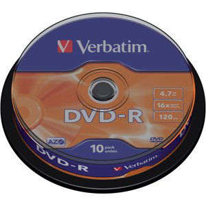 VERBATIM DVD-R 4,7GB 16x 10SP
