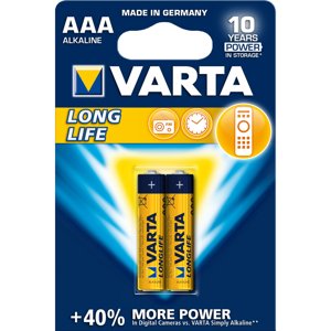 VARTA LR03 2BP AAA Longlife Alk