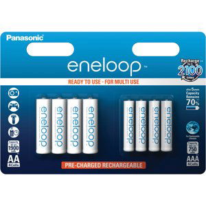 PANASONIC-ENELOOP HR6 1900mAh + HR03 750mAh