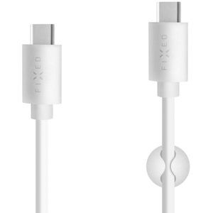 Fixed USB-C/USB-C, 3A, 1m biely