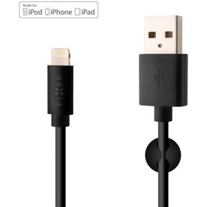 Fixed USB-A/Lightning, 3A, 1m čierny