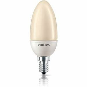 žiarivka kompaktná sviečková 5W, E14, 6500K, Softone Flame Candle (Philips)