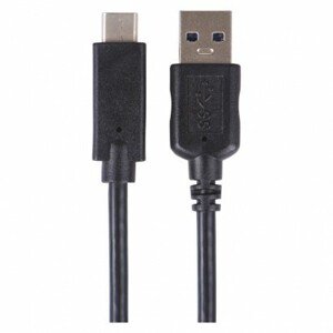 USB kábel 3.0 A/M - USB 3.1 C/M 1m čierny, Quick charge (EMOS)