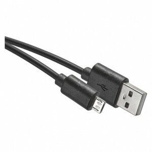 USB kábel 2.0 A/M - micro B/M 0,2m čierny, Quick Charge (EMOS)