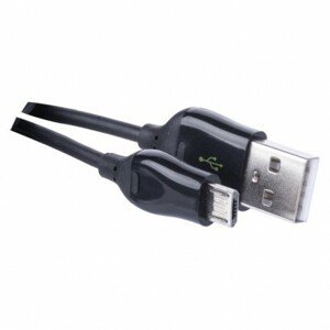 USB kábel 2.0 A/M - micro B/M 1m čierny, Quick Charge (EMOS)