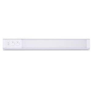 Solight LED kuchynské svietidlo, 2x zásuvka, vypínač, 10W, 4100K, 51cm