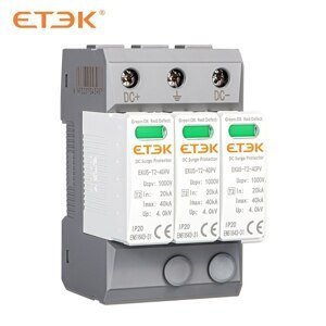 Prepäťová ochrana C, T2 3P 1000V DC 15/40kA EKU5-T2-40PV-3M1000 (ETEK)