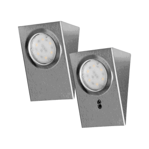 Under-cabinet LED light with a touchless switch, 2.5W, 180lm, 4000K, INOX