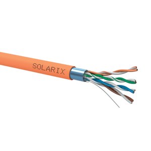 Instalační kabel Solarix CAT5E FTP LSOHFR B2<sub>ca</sub>-s1,d1,a1 500m SXKD-5E-FTP-LSOHFR