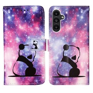 Knižkové puzdro Trendy Colored case Baby panda – Samsung Galaxy S23 FE