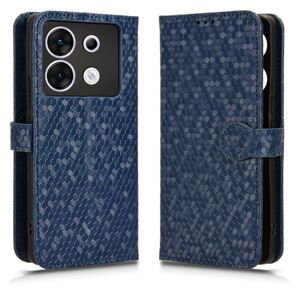 Peňaženkové puzdro Honeycomb Dot Texture Case modré – Infinix Zero 30 5G