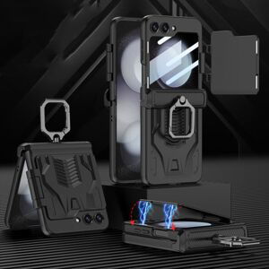 Odolný Kryt GKK Brawny Armor case čierny – Samsung Galaxy Z Flip 5