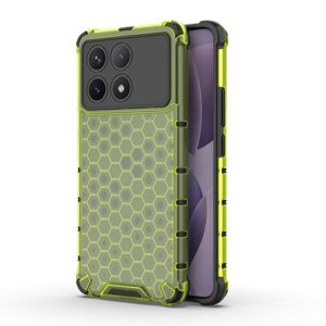 Odolný kryt Honeycomb Armor zelený – Xiaomi Poco X6 Pro