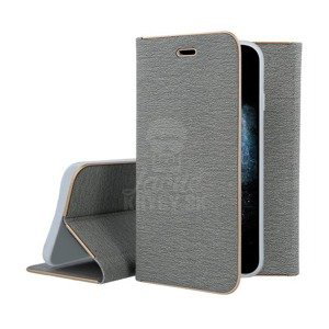 Knižkové puzdro Luna Book strieborné – Samsung Galaxy A55 5G