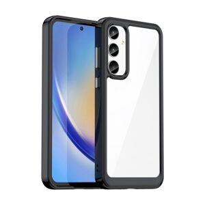 Ochranný kryt Colorful Acrylic case čierny – Samsung Galaxy A35 5G