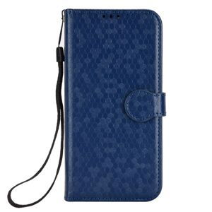 Peňaženkové puzdro Honeycomb Dot Texture Case modré – Samsung Galaxy A35 5G