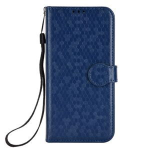 Peňaženkové puzdro Honeycomb Dot Texture Case modré – Tecno Spark 20C / 20 / Go 2024