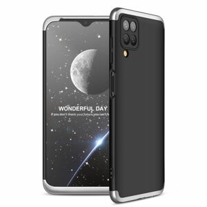 Ochranný kryt 360 Protection čierno-strieborný – Samsung Galaxy A12 / M12