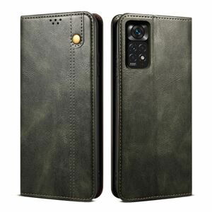 Peňaženkové puzdro Wax case zelené – Xiaomi Redmi Note 11S / Note 11 4G