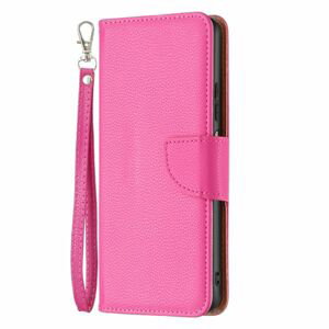 Peňaženkové puzdro Fancy Litchi ružové – Xiaomi Redmi Note 11  / 11S