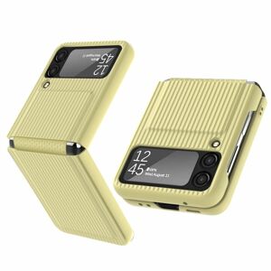 Odolný Kryt GKK Striped case žltý – Samsung Galaxy Z Flip 3