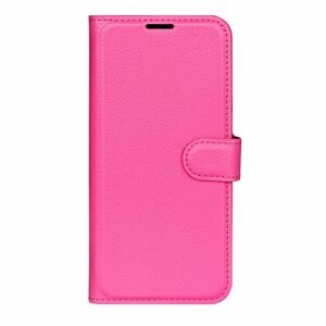 Peňaženkové puzdro Litchi ružové – OnePlus 10 Pro