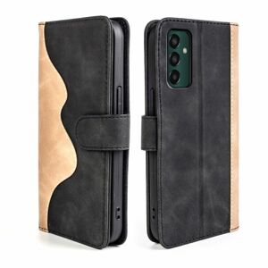 Peňaženkové puzdro Dual Wavy Case čierne – Samsung Galaxy M13