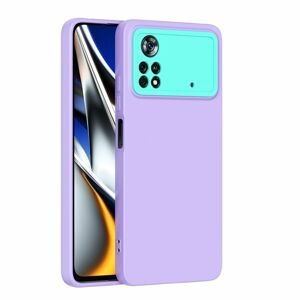 Zadný kryt Candy Color Case fialový – Xiaomi Poco X4 Pro 5G