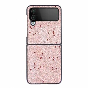 Ligotavý kryt Glitter Case ružový – Samsung Galaxy Z Flip 4