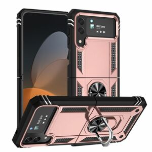 Odolný Kryt Ring Armor case ružový – Samsung Galaxy Z Flip 4