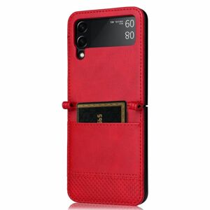 Kryt Retro Leather červený – Samsung Galaxy Z Flip 4