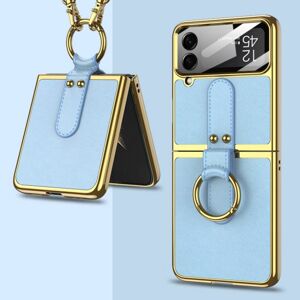 Kryt GKK Fashion Ring case modrý – Samsung Galaxy Z Flip 4