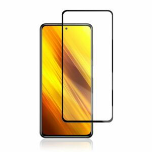 Tvrdené sklo celopovrchové čierne – Xiaomi Poco X3 NFC