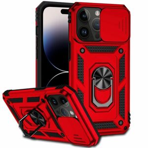 Odolný kryt CamCover Armor červený – Apple iPhone 14 Pro Max