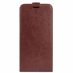 Vyklápacie puzdro Vertical flip case hnedé – Motorola Moto G62