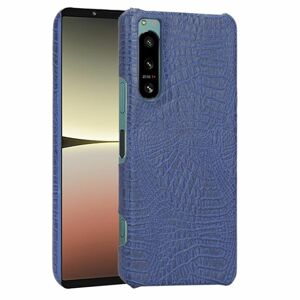 Zadný kryt Crocodile Texture modrý – Sony Xperia 5 IV 5G