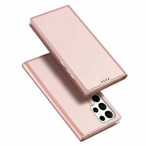Peňaženkové puzdro Dux Ducis Skin Pro ružové – Samsung Galaxy S23 Ultra