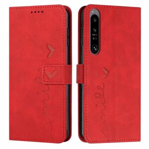 Peňaženkové puzdro Smile case červené – Sony Xperia 1 IV