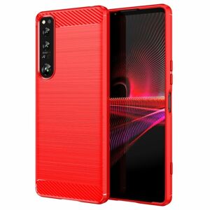 Zadný Kryt Carbon červený – Sony Xperia 1 IV